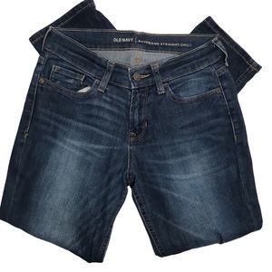 Old Navy Boyfriend Blue Denim Jeans Size 4